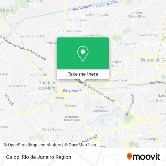 Galop map