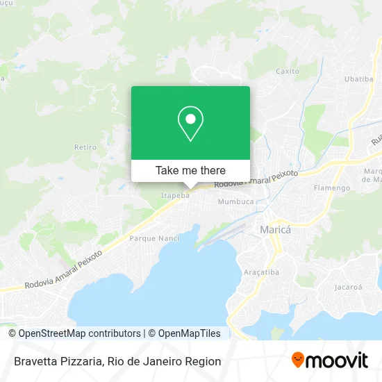 Bravetta Pizzaria map