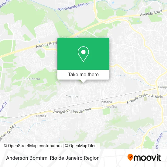 Anderson Bomfim map