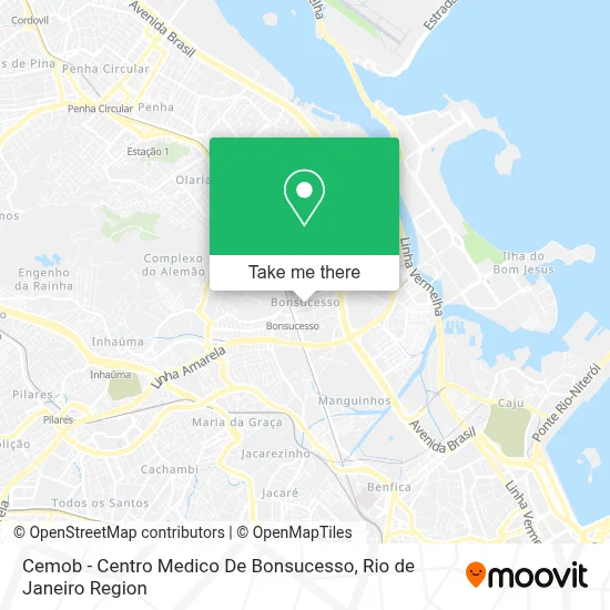 Cemob - Centro Medico De Bonsucesso map