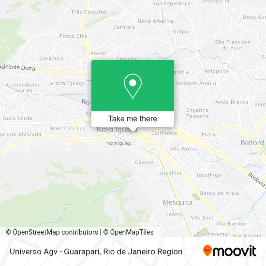 Universo Agv - Guarapari map