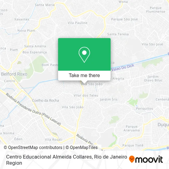 Centro Educacional Almeida Collares map