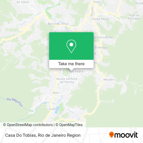 Casa Do Tobias map