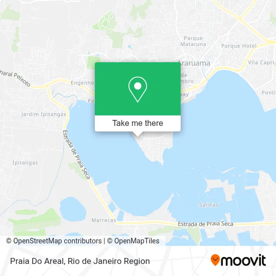 Praia Do Areal map
