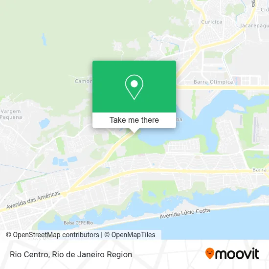 Rio Centro map