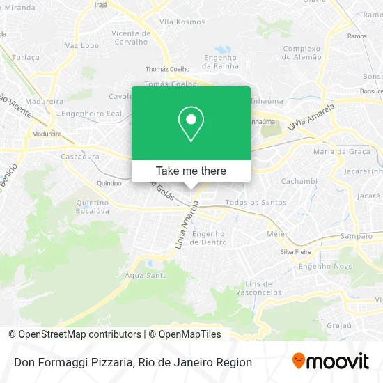 Don Formaggi Pizzaria map