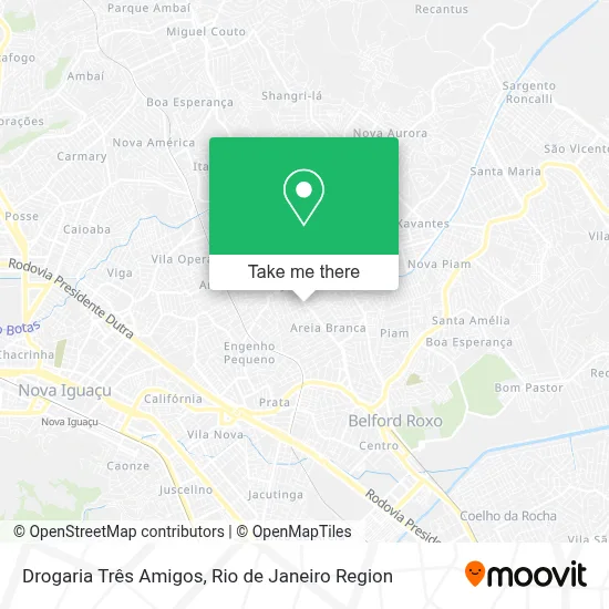 Drogaria Três Amigos map