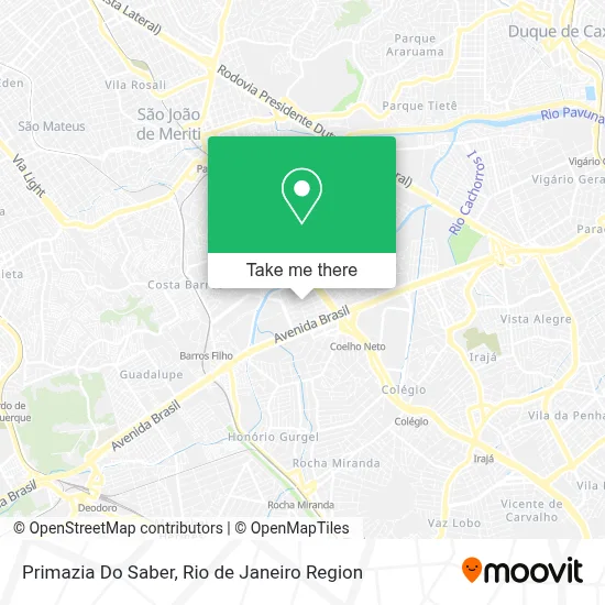 Primazia Do Saber map