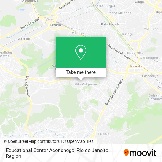 Educational Center Aconchego map
