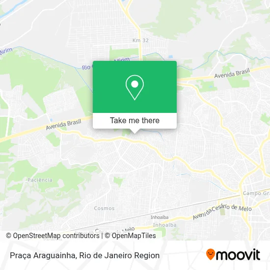 Praça Araguainha map