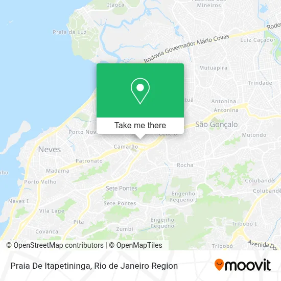 Praia De Itapetininga map