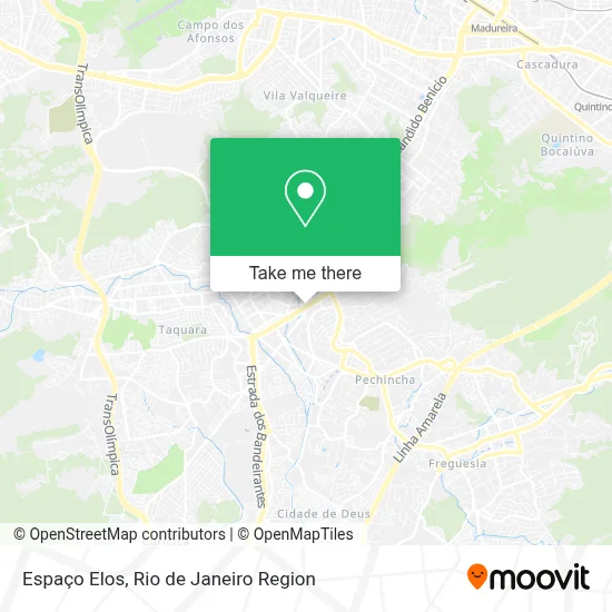 Espaço Elos map