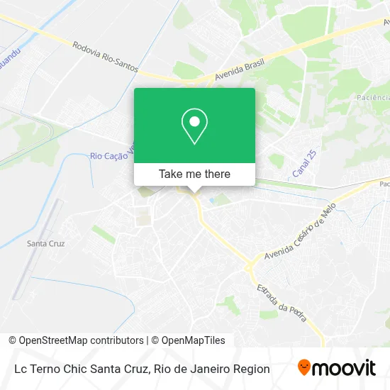 Lc Terno Chic Santa Cruz map