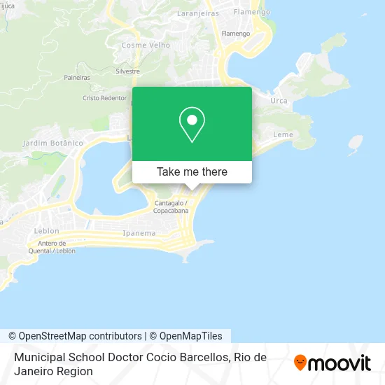 Municipal School Doctor Cocio Barcellos map