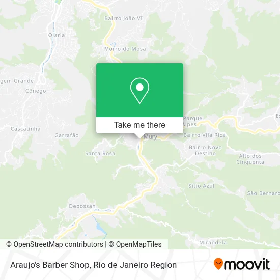 Araujo's Barber Shop map