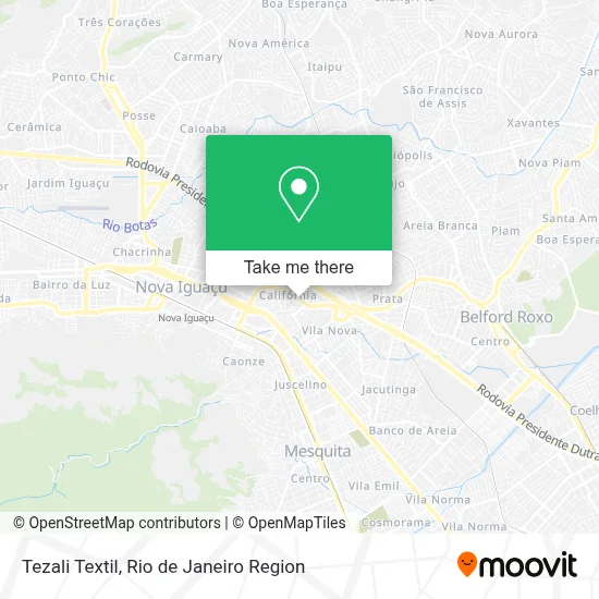 Tezali Textil map