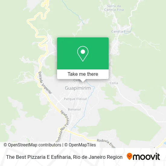 The Best Pizzaria E Esfiharia map