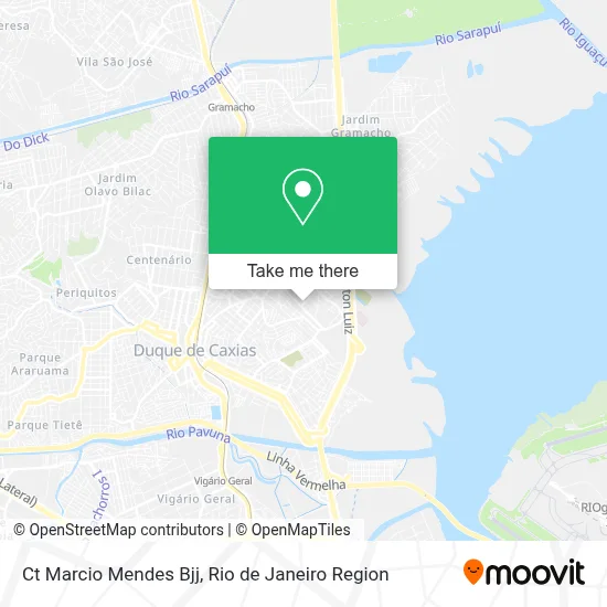 Ct Marcio Mendes Bjj map