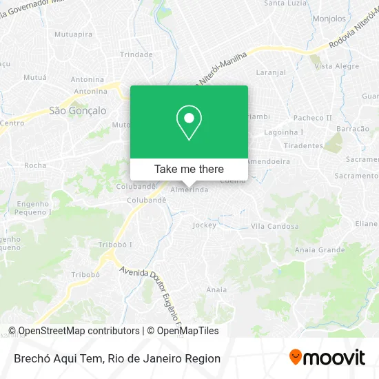 Brechó Aqui Tem map