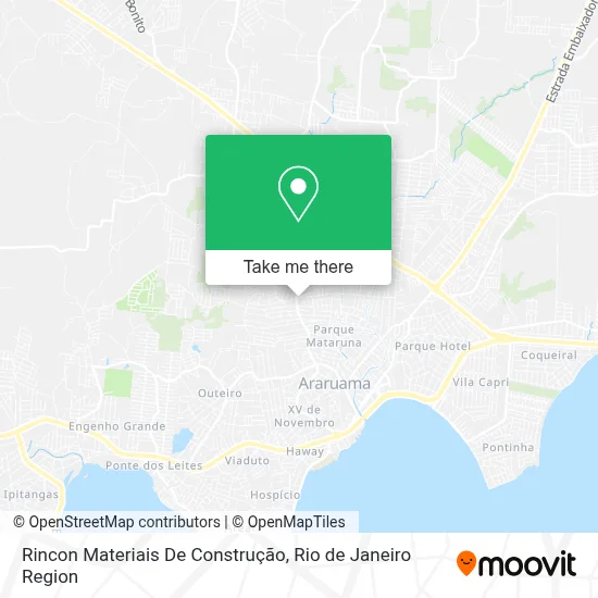 Rincon Materiais De Construção map