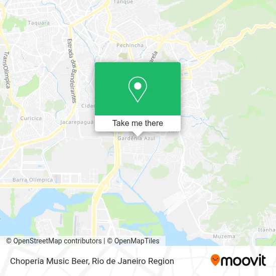 Choperia Music Beer map