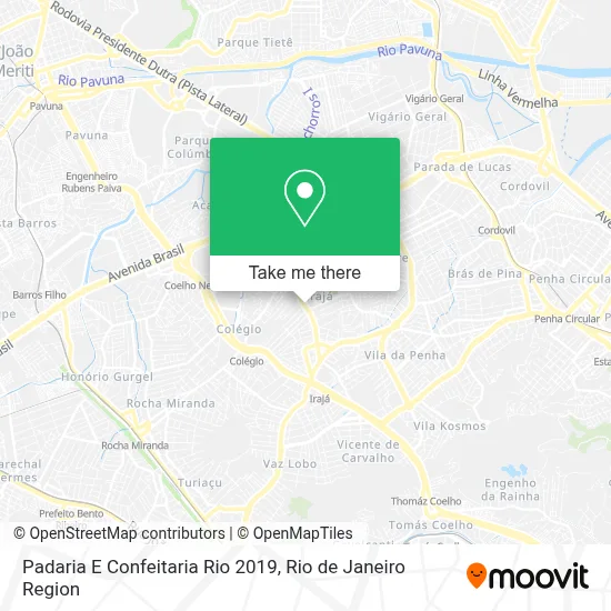 Padaria E Confeitaria Rio 2019 map