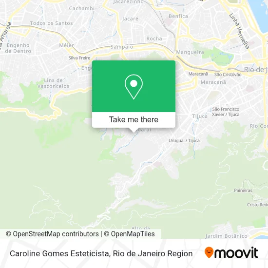 Caroline Gomes Esteticista map