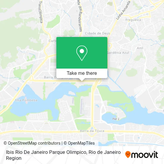Ibis Rio De Janeiro Parque Olimpico map