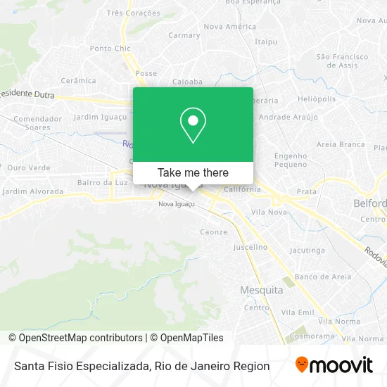 Santa Fisio Especializada map