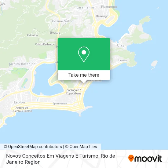 Novos Conceitos Em Viagens E Turismo map