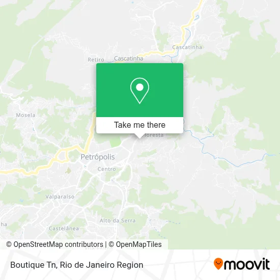Boutique Tn map