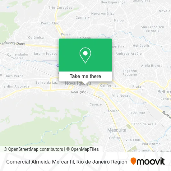 Comercial Almeida Mercantil map