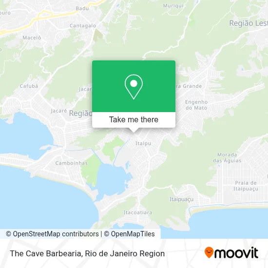 The Cave Barbearia map