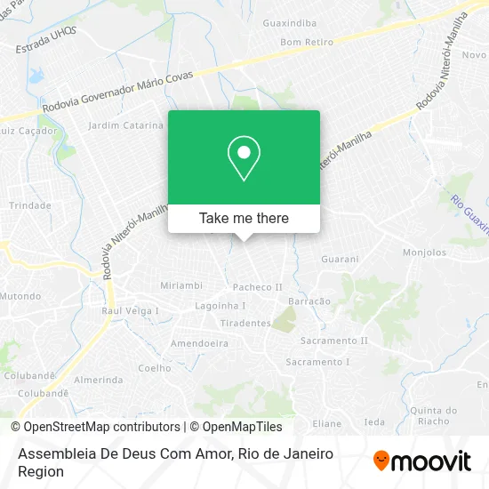Assembleia De Deus Com Amor map