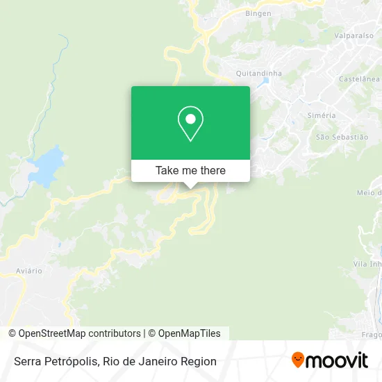 Serra Petrópolis map