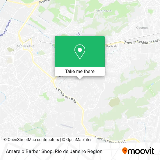 Amarelo Barber Shop map