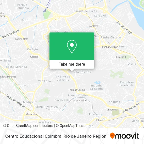 Centro Educacional Coimbra map