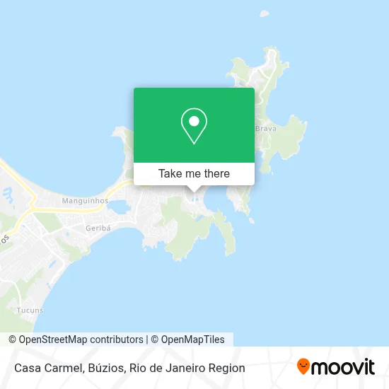 Casa Carmel, Búzios map