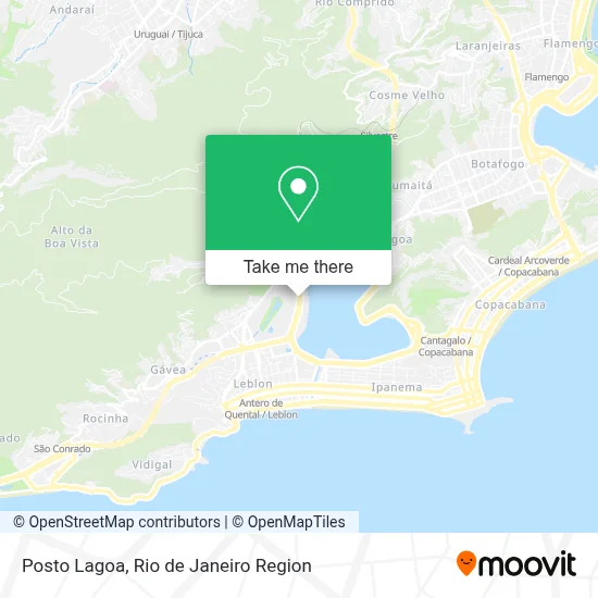 Posto Lagoa map