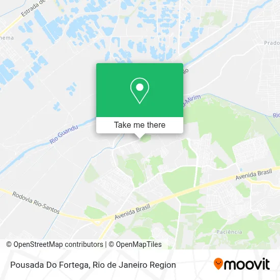 Pousada Do Fortega map