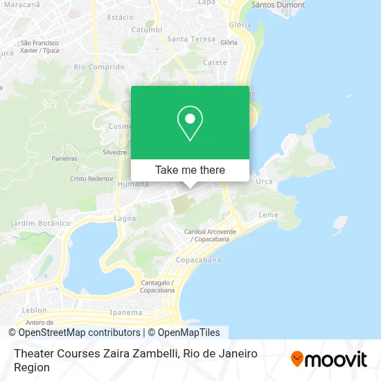 Theater Courses Zaira Zambelli map