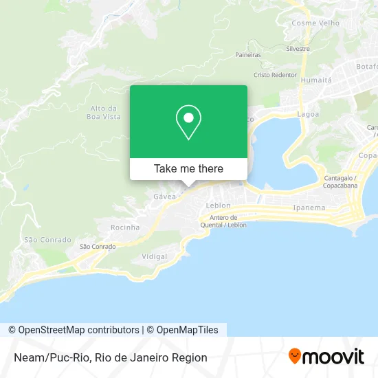 Neam/Puc-Rio map