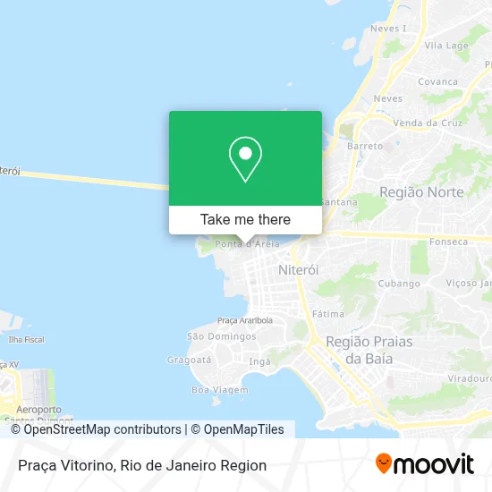 Praça Vitorino map
