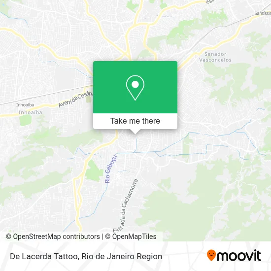 De Lacerda Tattoo map