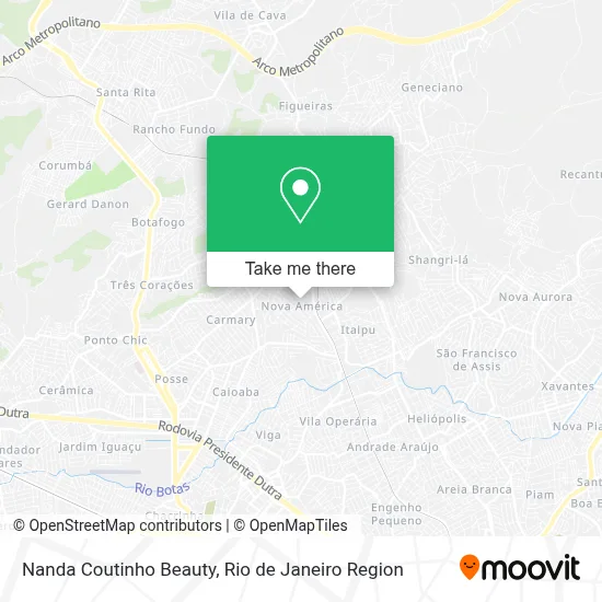 Nanda Coutinho Beauty map