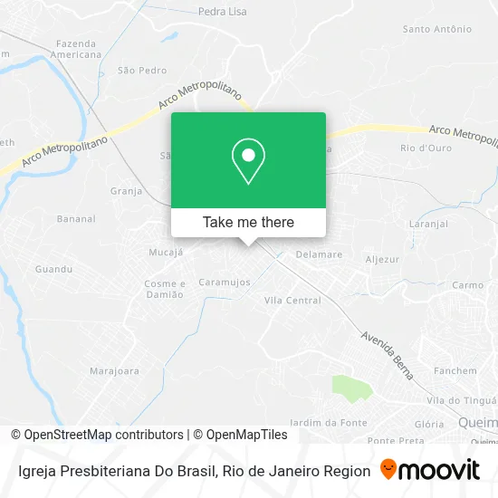 Igreja Presbiteriana Do Brasil map