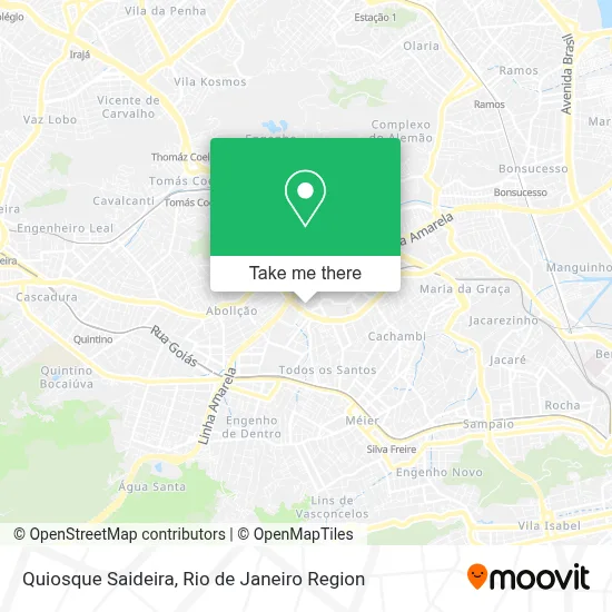 Quiosque Saideira map