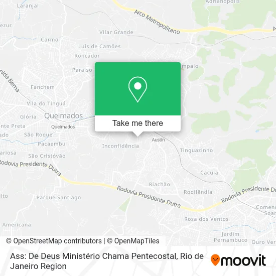 Ass: De Deus Ministério Chama Pentecostal map