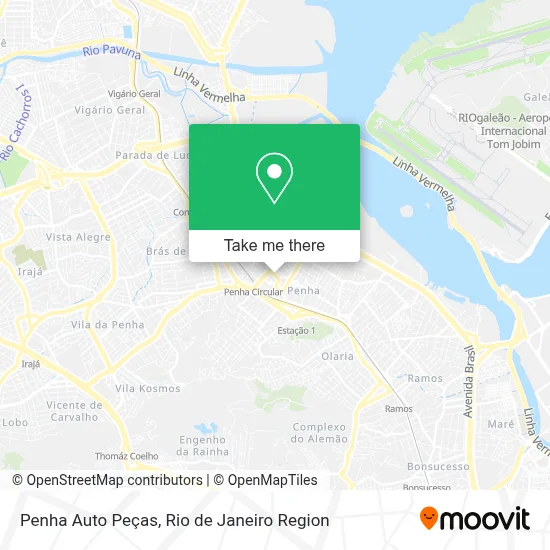 Penha Auto Peças map