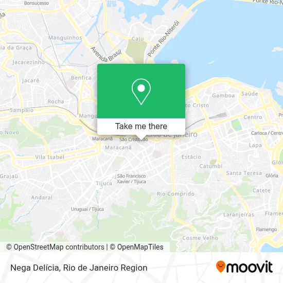Nega Delícia map